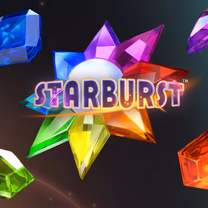 Starburst slot - classic NetEnt game with expanding wilds and re-spins